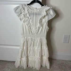 Do+Be White Frill Dress